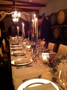 dining in the cellar